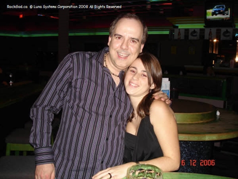 One of the dedicated members of Paul the Rock God's Fan Club