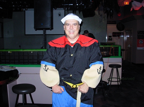 Halloween costume at Halloween Karaoke