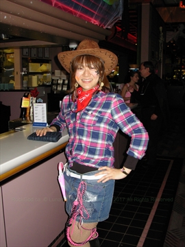 Halloween costume at Halloween Karaoke