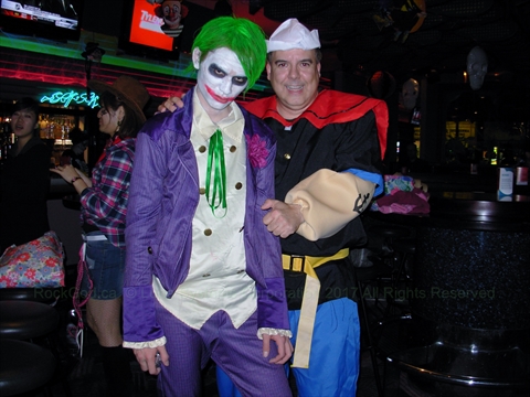 Halloween costume at Halloween Karaoke