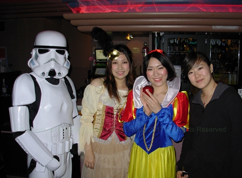 Halloween costume at Halloween Karaoke
