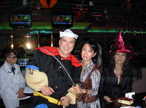 Halloween costume at Halloween Karaoke