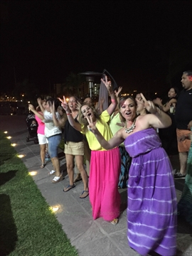 Rock Godder club members enjoying a live karaoke event