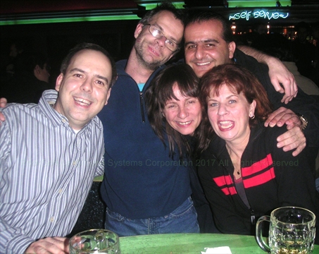 Some of the passionate members of Paul the Rock God's Fan Club gathered together